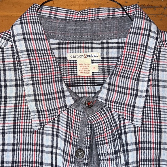 Carbon 2 cobalt button down shirt - size XL - Picture 2 of 3